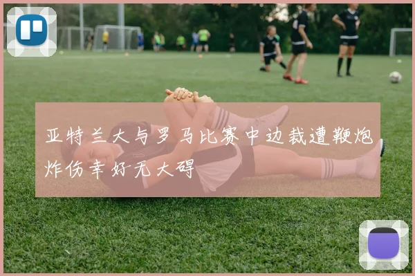 亚特兰大与罗马比赛中边裁遭鞭炮炸伤幸好无大碍